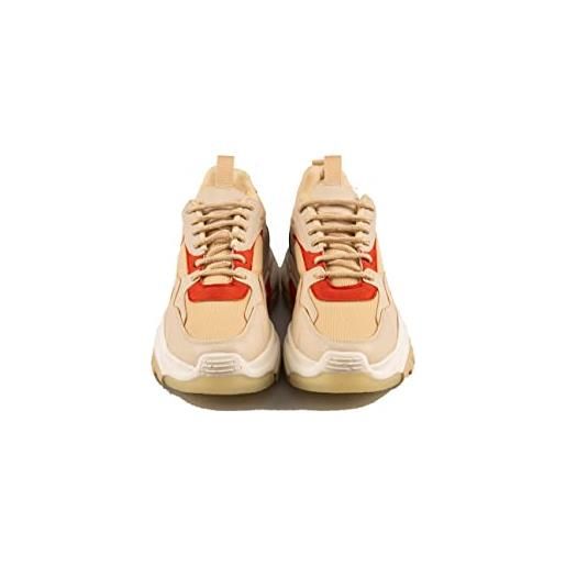 Piccola Lala de-pl-rb-000139, scarpe da ginnastica donna, beige, 38 eu larga