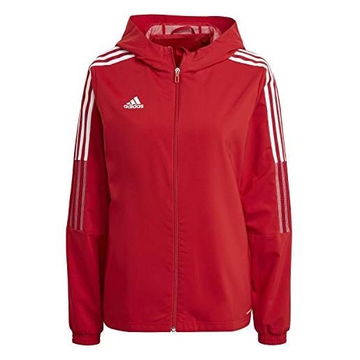 adidas donna giacca da tuta tiro21 wb w, team power red, gp4972, xs