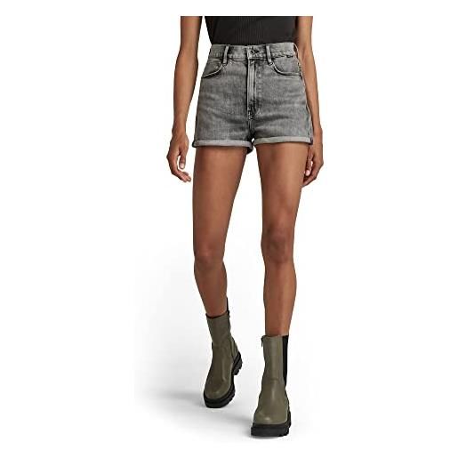G-STAR RAW women's tedie denim shorts, grigio (faded carbon d21001-c909-c762), 24