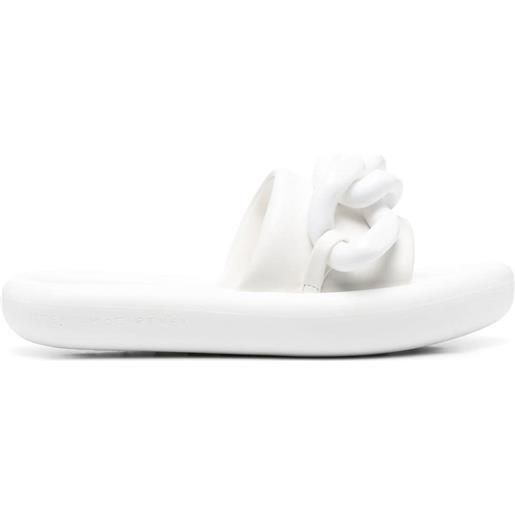 Stella McCartney sandali slides air con decorazione - bianco