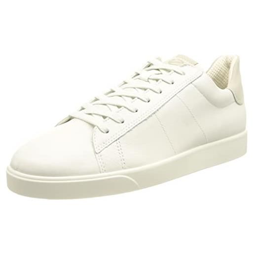 ECCO street lite m shoe, scarpe da ginnastica uomo, bianco (white/gravel 304), 44 eu