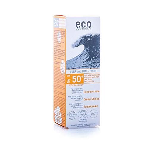 Eco cosmetics surf & fun - crema solare spf 50+, colorata