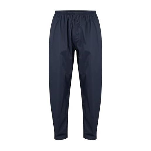 Mac in a Sac origin ii - packable waterproof full zip overtrousers, pantaloni impermeabili uomo, navy, s
