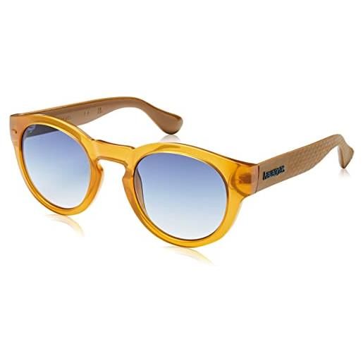 Havaianas trancoso/m sunglasses, j5g/jo gold, 49 unisex