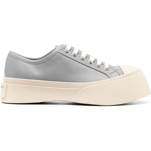 Marni sneakers pablo con suola rialzata - grigio