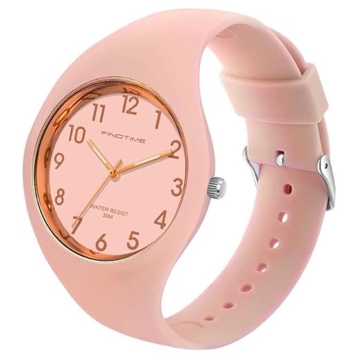 Forrader Orologio digitale da donna, alla moda, sportivo, impermeabile, con  cinturino in silicone, cronometro, sveglia, calendario, LED