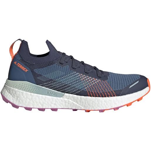 Adidas terrex two ultra primeblue trail running shoes blu eu 41 1/3 uomo