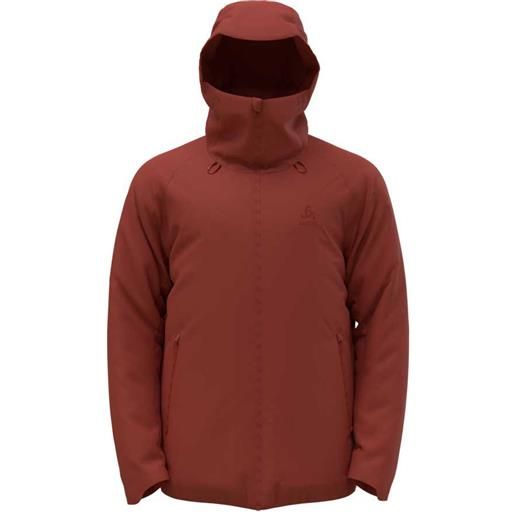 Odlo ascent s-thermic waterproof jacket rosso s uomo