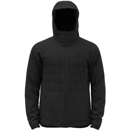 Odlo ascent s-thermic hooded jacket nero s uomo