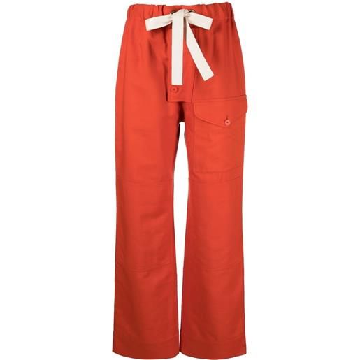 Stella McCartney pantaloni dritti - rosso
