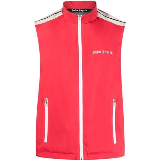 Palm Angels gilet con stampa - rosso