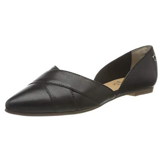 s.Oliver 5-5-24200-26, mocassino donna, nappa nera, 37 eu