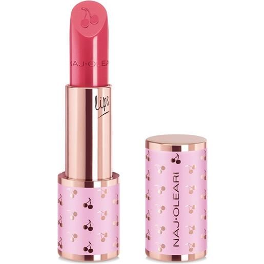 NAJ·OLEARI creamy delight lipstick - rossetto cremoso dal finish brillante 09 - fragola