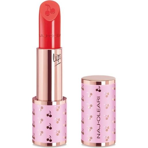 NAJ·OLEARI creamy delight lipstick - rossetto cremoso dal finish brillante 12 - rosso corallo