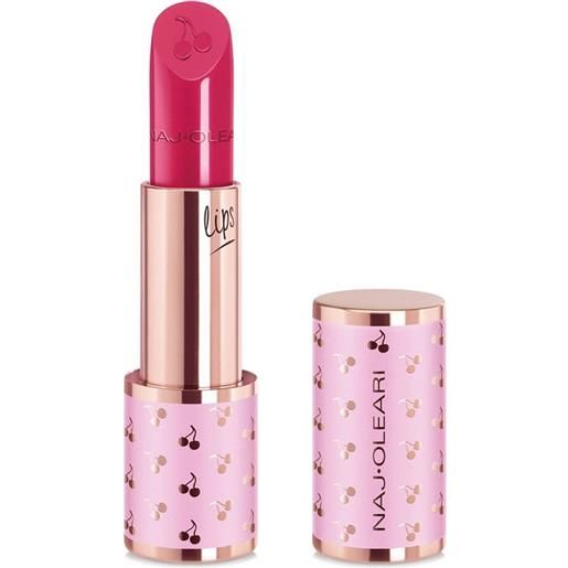 NAJ·OLEARI creamy delight lipstick - rossetto cremoso dal finish brillante 16 - lampone