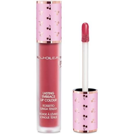 NAJ·OLEARI lasting embrace lip colour - rossetto liquido a lunga tenuta dal finish mat o metallico 04 - rosa marsala