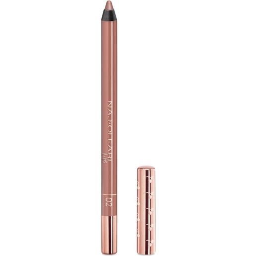 NAJ·OLEARI perfect shape lip pencil - matita labbra lunga tenuta 02 - nudo cioccolato