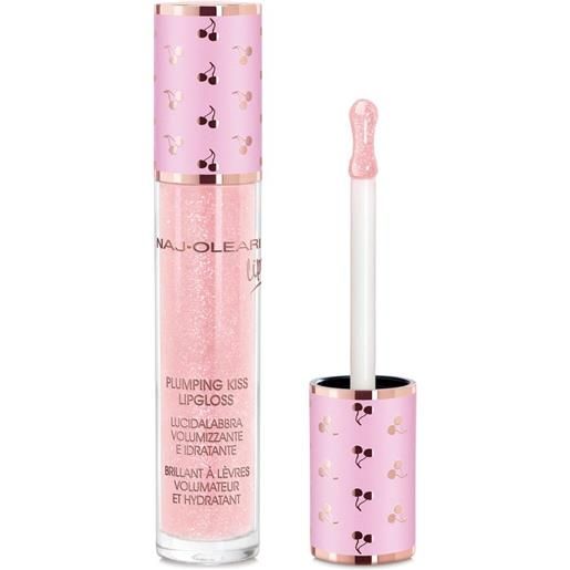 NAJ·OLEARI plumping kiss lipgloss - lucidalabbra volumizzante e idratante 02 - rosa zucchero filato