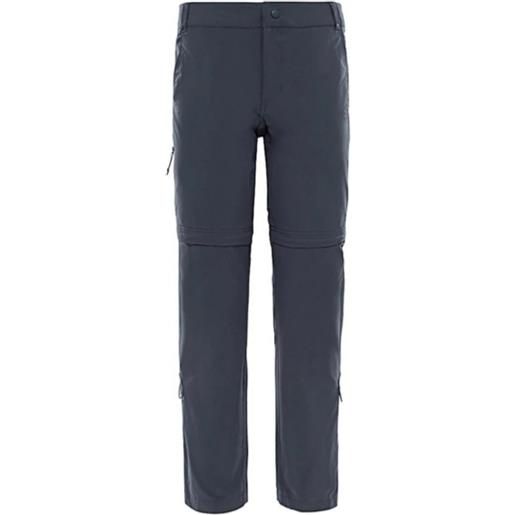 The North Face w exploration convert pantalone convertibile grigio donna