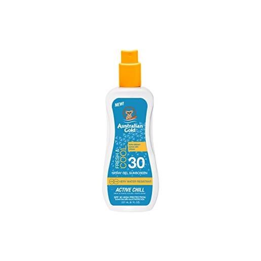 Australian Gold sunscreen spf30 x-treme sport spray gel active 237 ml
