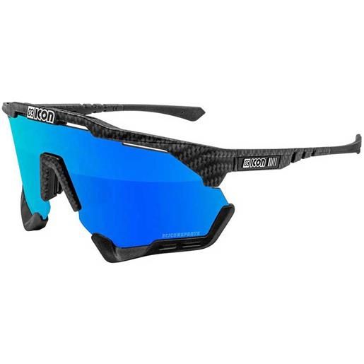 Scicon aeroshade xl sunglasses nero multimirror blue/cat 3