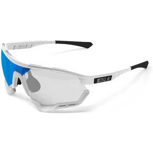 Scicon aerotech xl photochromic sunglasses bianco red mirror/cat1-3