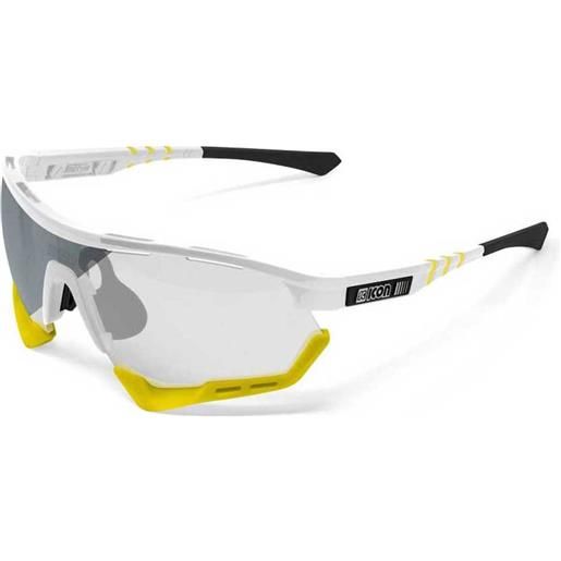 Scicon aerotech xl photochromic sunglasses bianco silver mirror/cat 1-3