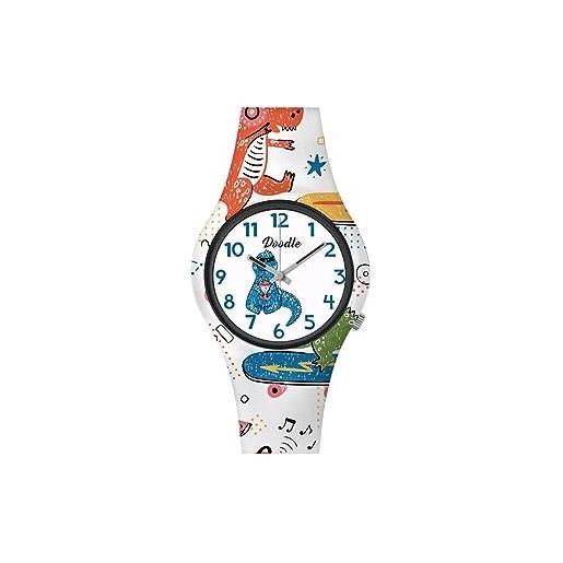Doodle dinosaur mood do32003 orologio per bambini multicolore