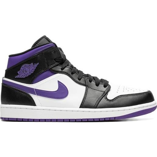 Jordan sneakers air Jordan 1 mid dark iris - bianco