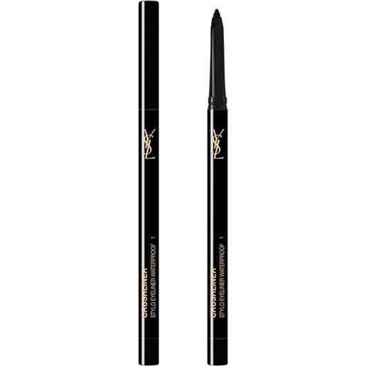 Yves Saint Laurent crushliner stylo eyeliner waterproof 1 - noir intense