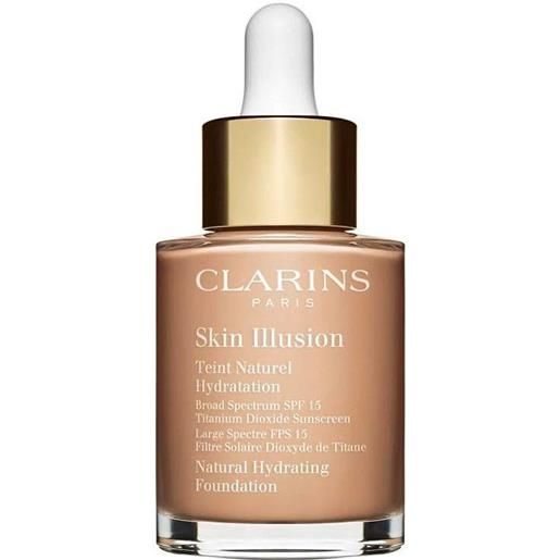 Clarins skin illusion fondotinta 30ml skin ill. Velvet 110n honey