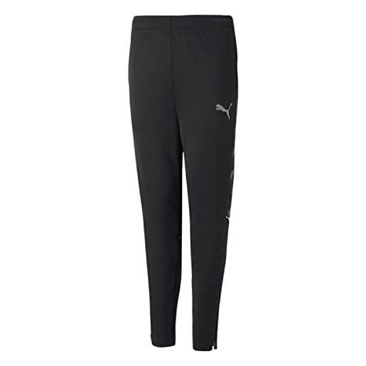 PUMA active sports poly pants b, pantaloni a maglia bambino, black, 116