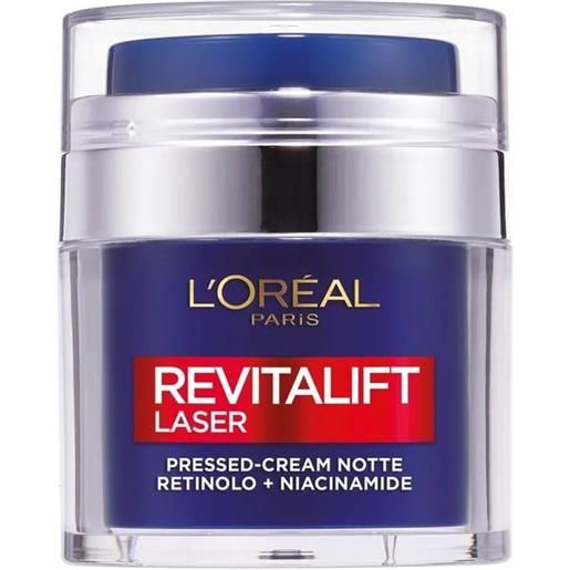Amicafarmacia l'oréal paris revitalift laser pressed cream notte anti-rughe viso 50ml