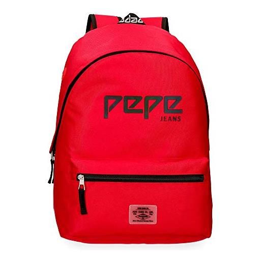 Pepe Jeans osset zaino, 42 cm, 22.79 liters, rosso (rojo)