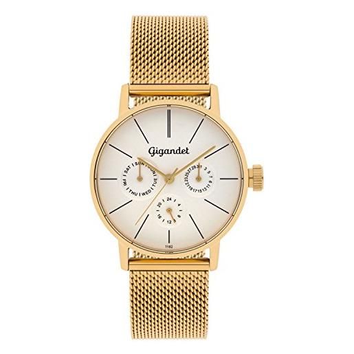Gigandet minimalism orologio donna orologio multifunzione analogico quartz oro g38-007