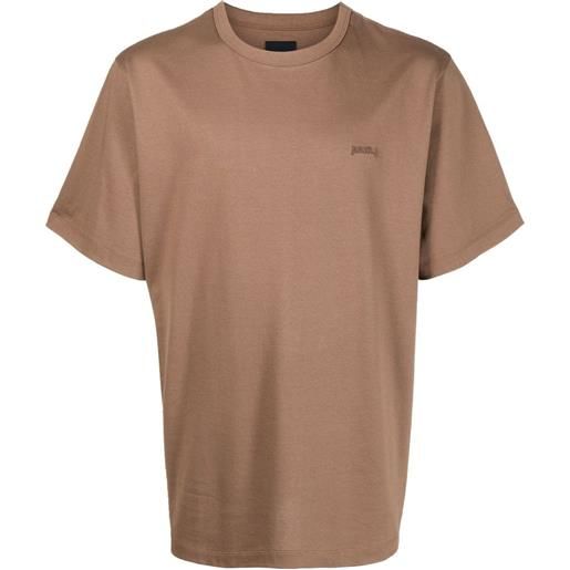 Juun.J t-shirt con stampa - marrone