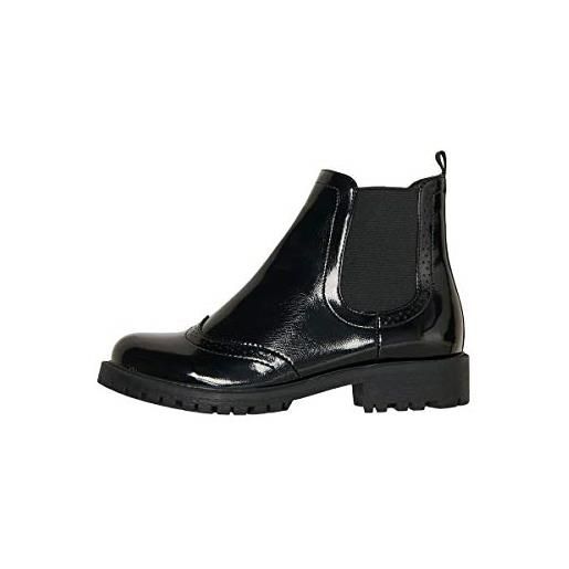 Vero moda vmgloriathea boot, stivaletto donna, detail: patent black, 36 eu