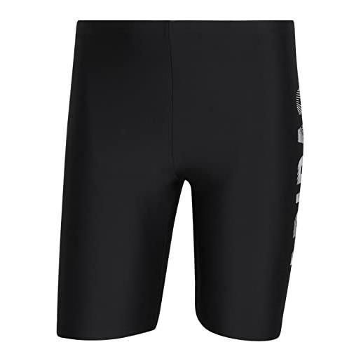 Adidas lineage jammer, costume da nuoto uomo, black, xs