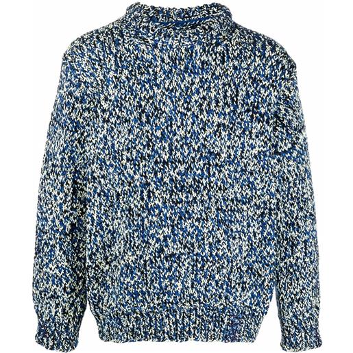 Maison Margiela maglione a collo alto - blu