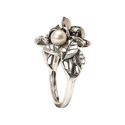 Trollbeads tagri-00229 - anello da donna, in argento 925, misura 59 (18,8), argento, perla