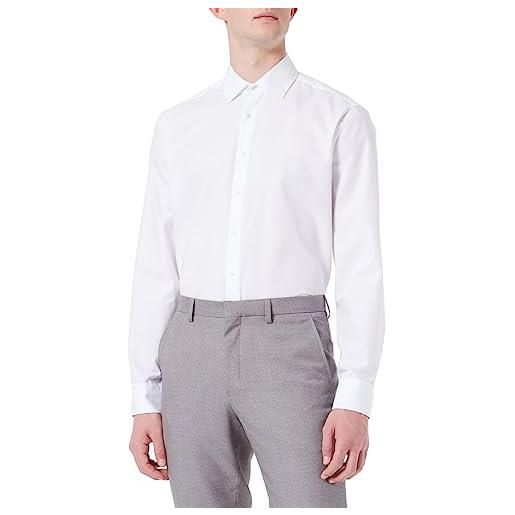 Seidensticker business hemd camicia, bianco, 48 uomo