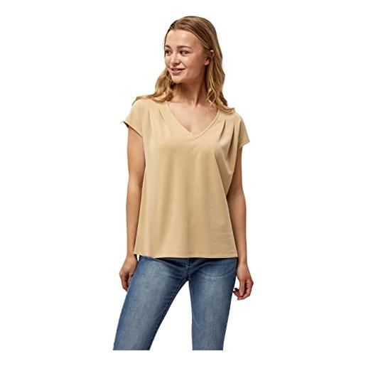 Peppercorn lana v-neck blouse donna, beige (0265 sandshell), xxl