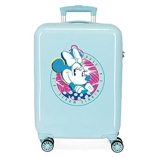 Disney mickey that's easy valigia da cabina verde 38 x 55 x 20 cm rigida abs chiusura a combinazione laterale 34 l 2,5 kg 4 ruote doppie bagaglio a mano