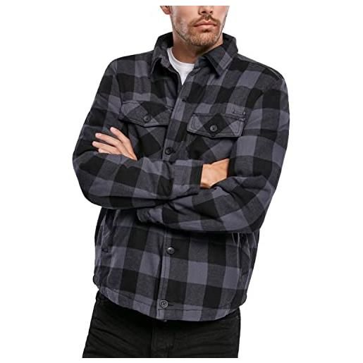 Brandit lumber jacket, giacca uomo, nero, 5xl