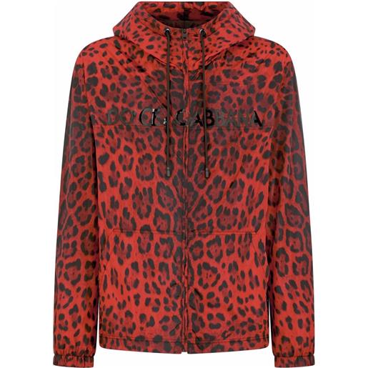 Dolce & Gabbana giacca con stampa - rosso