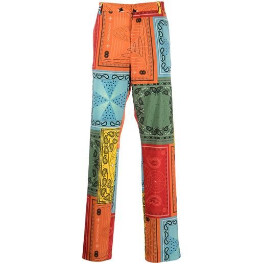Marcelo Burlon County of Milan pantaloni con stampa bandana - multicolore