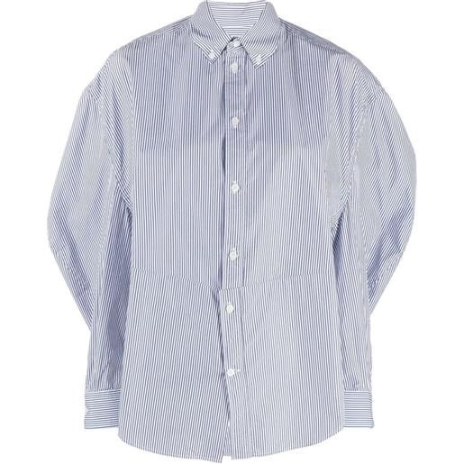 Balenciaga camicia oversize - blu