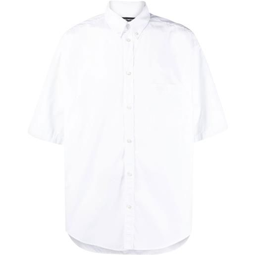 Balenciaga camicia a maniche corte - bianco