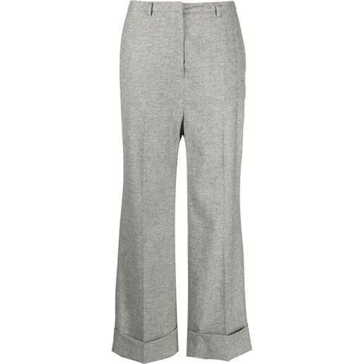 Fabiana Filippi pantaloni sartoriali con tasche - grigio