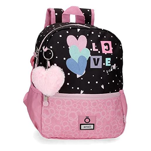 Enso love vibes, bagagli borsa messenger bambine e ragazze, rosa (pink), zaino da passeggio